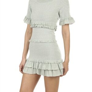 Love Shack Fancy Aveline Dress Seaglass